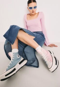 Converse Run Star Legacy Fashion - High-Top Trainers - Ocean Retreat/Sunrise Pink -Converse Store b1dc3ce9cc0646eb8d8359bca93bb780
