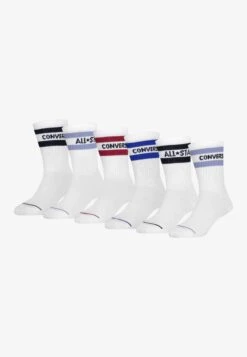 WORDMARK CREW UNISEX 6 PACK - Socks - Converse Pink -Converse Store b2a14671076a40d991dd7032698bda22