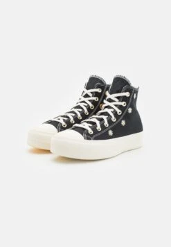 Converse Chuck Taylor All Star Lift - High-Top Trainers - Black/Egret/Light Gold -Converse Store b2deebd6fbb54b88af2557fd02425106