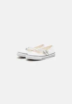 Converse CHUCK TAYLOR ALL STAR DAINTY MARY JANE - Ankle Strap Ballet Pumps - White/egret -Converse Store b349790413d0481e8703c329bb7b24b2