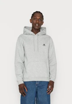 Converse Embroidered Star Chevron Brushed Back Hoodie Unisex - Hoodie - Grey