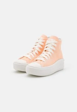 Converse Chuck Taylor All Star Move - High-Top Trainers - Cheeky Coral/Vintage White -Converse Store b4a83b0649704f4186fcfec1a304571e