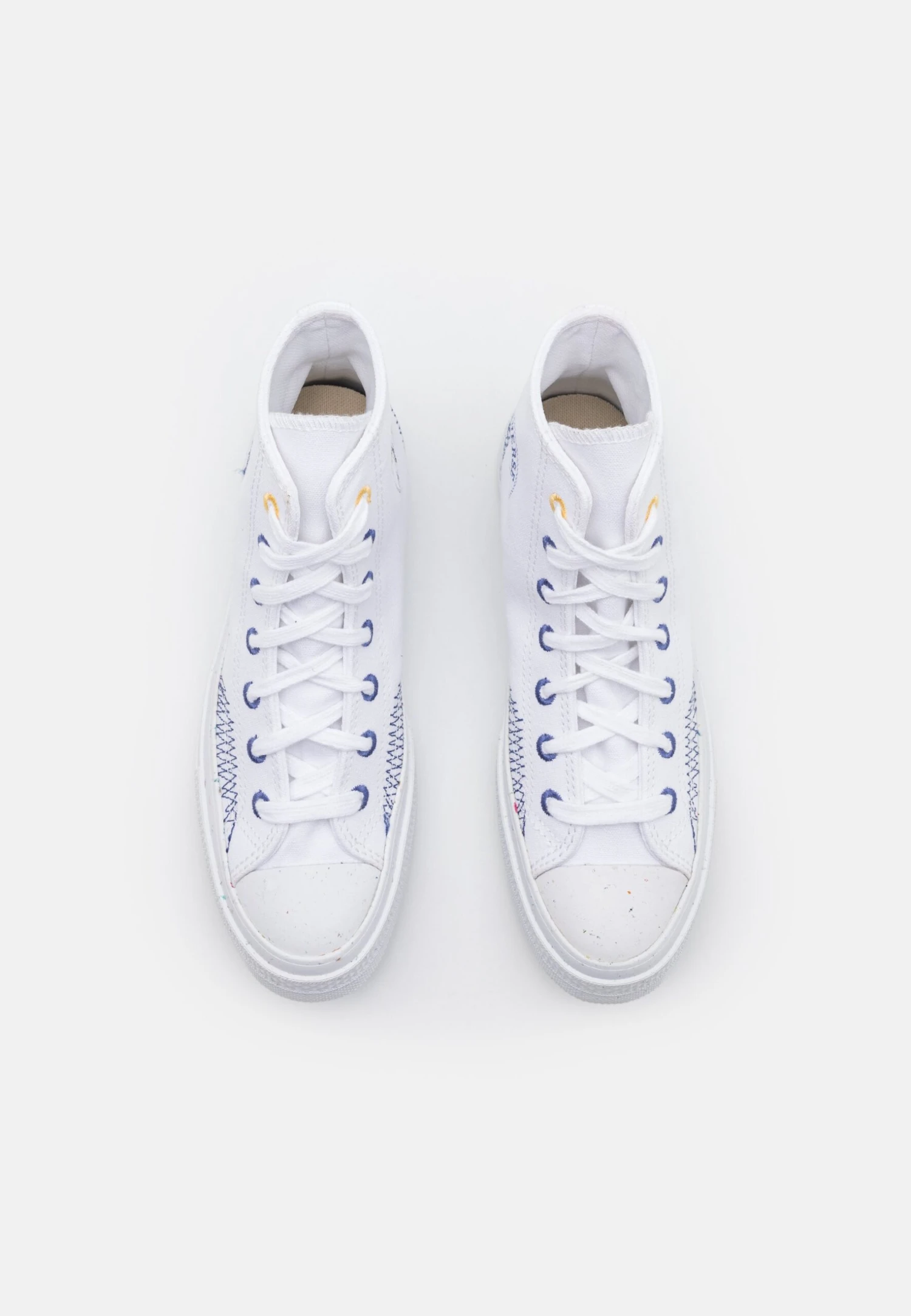 Converse Chuck 70 Unisex - High-Top Trainers - White/Washed Indigo/Cyber Mango 4 Converse Chuck 70 Unisex - High-Top Trainers - White/Washed Indigo/Cyber Mango - Image 4