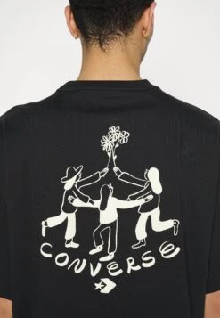 Converse Flower Friends - Print T-Shirt - Black -Converse Store b55700a75ef04e81aa01e6b6c666241a
