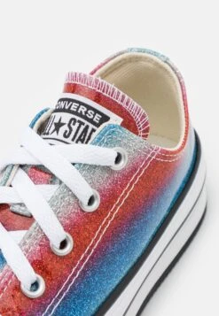 Converse Chuck Taylor All Star Lift Glitter Drip - Trainers - Baltic Blue/White/Soft Red -Converse Store b7a1ee618b4d4e31bd4a7372328d1505