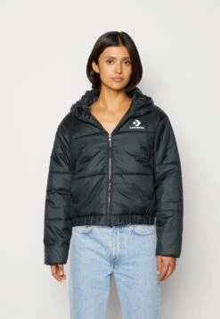 Converse Short Puffer Jacket - Winter Jacket - Black