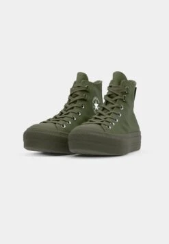 Converse CHUCK TAYLOR ALL STAR LIFT PLATFORM - High-top Trainers - Utility/silver -Converse Store b88b8a9e94d8418cbf8ef810f9b44761