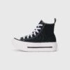 Converse CHUCK TAYLOR ALL STAR LIFT DOUBLE STACK UNISEX - High-top Trainers - Black/white/egret