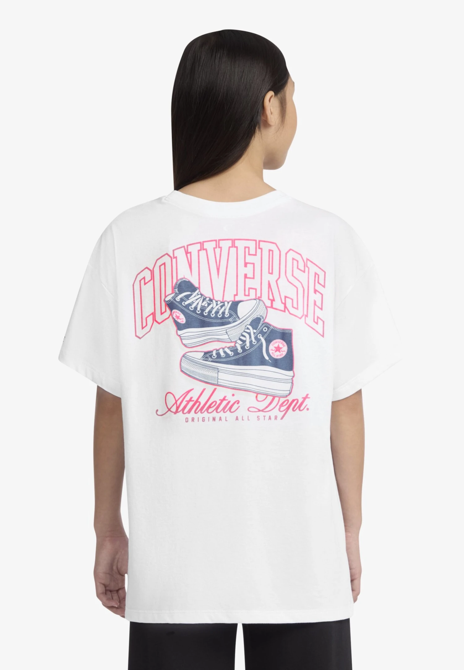 Converse CHUCK TAYLOR BOYFRIEND - Print T-shirt - White 1 Converse CHUCK TAYLOR BOYFRIEND - Print T-shirt - White