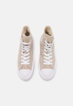 Converse Chuck Taylor All Star Move Platform Seasonal Color - High-Top Trainers - Beach Stone/White/Beach Stone -Converse Store bad7b4187b894970aa4ed18f867f996c