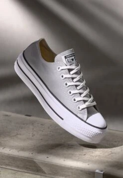 Converse CHUCK TAYLOR ALL STAR LIFT PLATFORM - Trainers - Grey Area/white/black