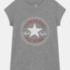 Converse Chuck Patch- Print T-Shirt - Dark Grey Heather