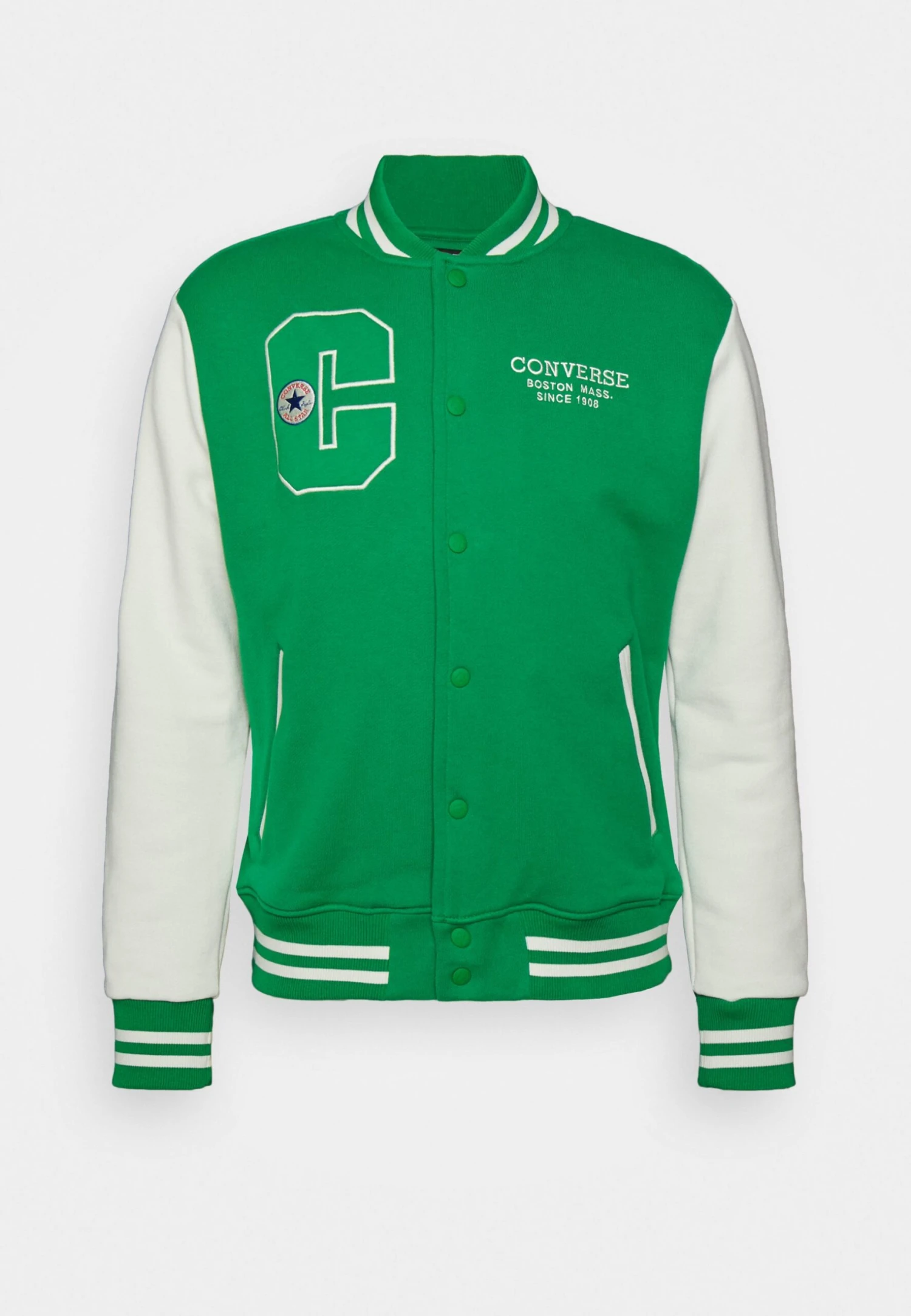 Converse Chuck Patch Jacket - Zip-Up Sweatshirt - Green 8 Converse Chuck Patch Jacket - Zip-Up Sweatshirt - Green - Image 8