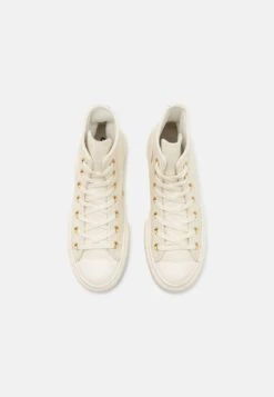 Converse CHUCK TAYLOR ALL STAR LIFT PLATFORM - High-top Trainers - Egret/gold -Converse Store c0492d2e44ea4b9b946faaec8fa87176