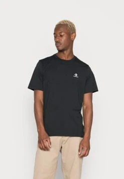 Converse Embroidered Star Chevron Tee Unisex - Basic T-Shirt - Black