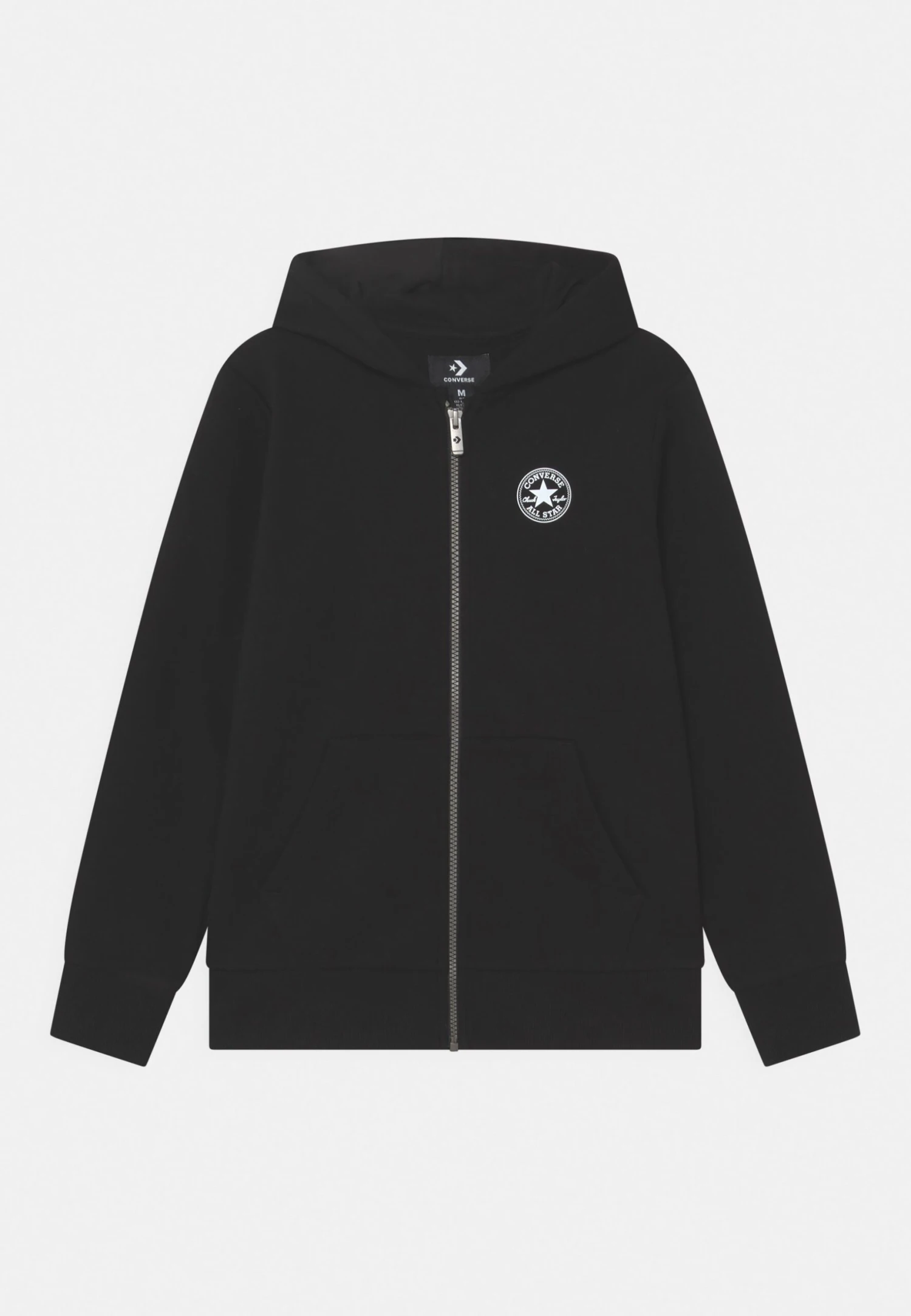 Converse Chest Unisex - Zip-Up Sweatshirt - Black 1 Converse Chest Unisex - Zip-Up Sweatshirt - Black