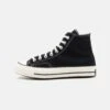 Converse CHUCK 70 WIDE UNISEX - High-top Trainers - Black/egret