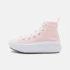 Converse Chuck Taylor All Star Move Platform - High-Top Trainers - Decade Pink/White/Black