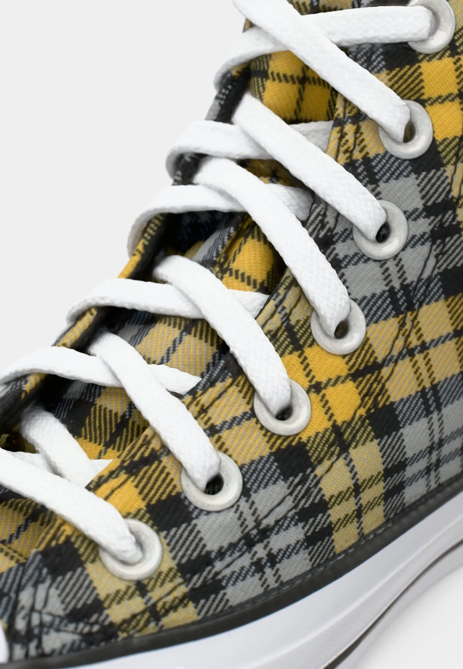 Converse CHUCK TAYLOR ALL STAR PLAID - High-top Trainers - Black/yellow/white 3 Converse CHUCK TAYLOR ALL STAR PLAID - High-top Trainers - Black/yellow/white - Image 3