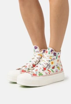 Converse Chuck Taylor All Star Lift - High-Top Trainers - Egret/Green Beam