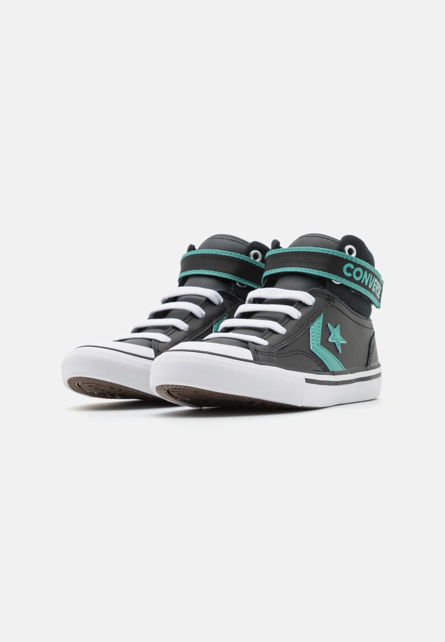 Converse Pro Blaze Strap Easy On Varsity Club Unisex - High-Top Trainers - Black/Algae Coast/White 2 Converse Pro Blaze Strap Easy On Varsity Club Unisex - High-Top Trainers - Black/Algae Coast/White - Image 2