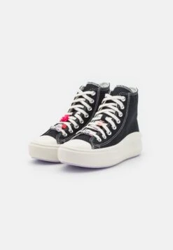 Converse Chuck Taylor All Star Move - High-Top Trainers - Black/Vapor Violet -Converse Store ca77f57733314f12870bbbdc19534374