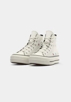 Converse CHUCK TAYLOR ALL STAR LIFT - High-top Trainers - Vintage White/black -Converse Store ca89d8c826e343ca9f799e97053e9b3c