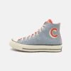 Converse Chuck 70 Letterman Unisex - High-Top Trainers - Heirloom Silver/Nomadic Rust