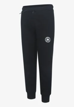 Converse SIGNATURE CHUCK PATCH JOGGER - Tracksuit Bottoms - Dark Grey Heather/black -Converse Store cdb180ae2f07481481ee3d62888a4293