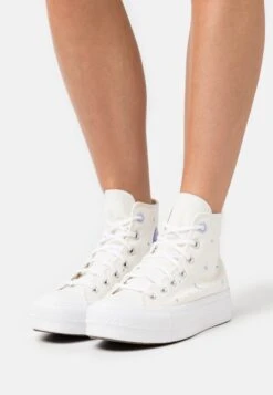 Converse Chuck Taylor All Star Lift - High-Top Trainers - Egret/Moonrise Purple