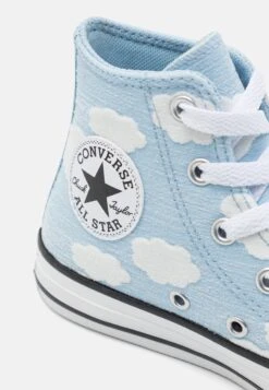Converse Chuck Taylor All Star Cloudy Unisex - High-Top Trainers - Light Armory Blue/White/Black -Converse Store d05600c27a264451b304d24653fa0ee2