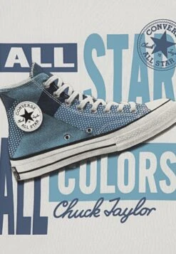 Converse PATCHWORK SNEAKER TEE - Print T-shirt - Egret -Converse Store d066b487abdc4c61acb47173f6538390