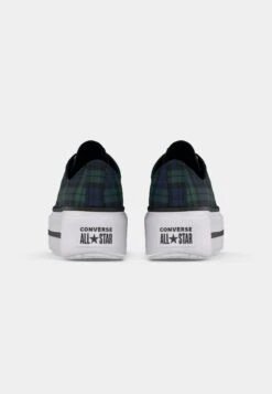 Converse CHUCK TAYLOR ALL STAR LIFT DOUBLE STACK PLATFORM PLAID - Trainers - Navy/black/branch Out -Converse Store d12c8cb67d1e41fc8080acda30ff2dfb