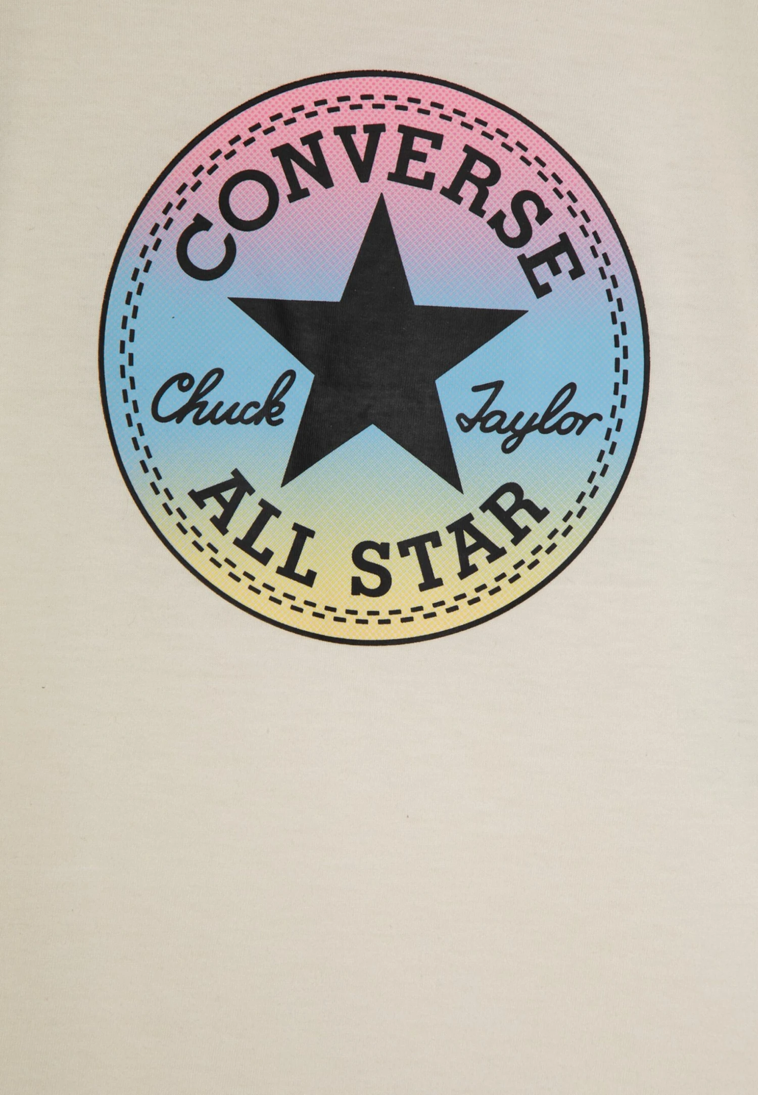 Converse Chuck Patch - Print T-Shirt - Egret 3 Converse Chuck Patch - Print T-Shirt - Egret - Image 3