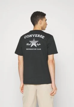 Converse Go-To Double Sided Rec Club T-Shirt - Basic T-Shirt - Converse Black