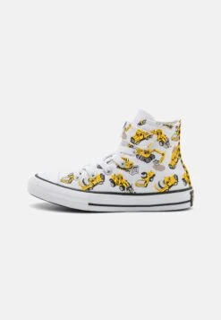 Converse CHUCK TAYLOR ALL STAR UNISEX - High-top Trainers - White/black/amarillo