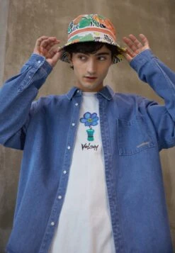 Converse Oxford Long Sleeve - Shirt - Denim