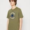 Converse Go To All Star Patch Logo Unisex - Print T-Shirt - Khaki
