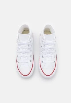 Converse CHUCK TAYLOR ALL STAR LIFT CANVAS PLATFORM UNISEX - High-top Trainers - White/garnet/navy -Converse Store d57596676c1f4cd19b9177e60d252f07