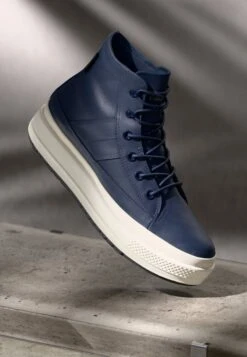 Converse CHUCK TAYLOR ALL STAR EQUIP WATERPROOF UNISEX - High-top Trainers - Navy/egret