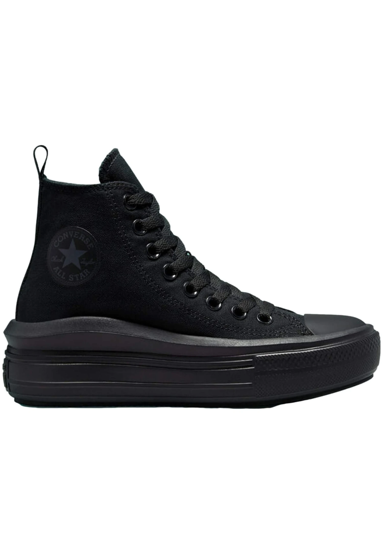 Converse Chuck Taylor All Star Move- High-Top Trainers - Black 1 Converse Chuck Taylor All Star Move- High-Top Trainers - Black