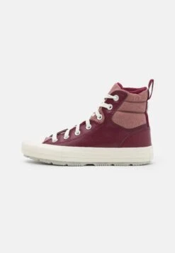 Converse Chuck Taylor All Star Berkshire Unisex - High-Top Trainers - Dark Beetroot/Saddle/Egret