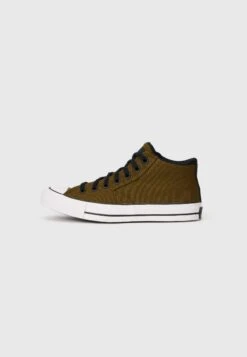 Converse CHUCK TAYLOR ALL STAR MALDEN STREET UNISEX - High-top Trainers - Surplus Olive/black/white