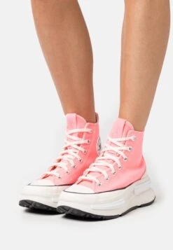 Converse Run Star Legacy Platform Seasonal Color - High-Top Trainers - Electric Blush/Egret/Black