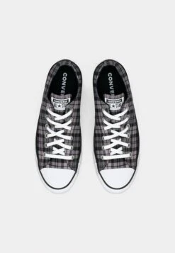Converse CHUCK TAYLOR ALL STAR PLAID - Trainers - Black/altitude Lilac/white -Converse Store e19b583a6d5846b9b9c92a64223e5ec9
