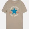 Converse Dissected Chuck Patch Tee - Print T-Shirt - Beach Stone