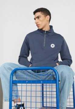 All Star Retro Quarter Zip Unisex - Sweatshirt - Converse Navy