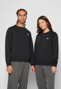 Converse Unisex - Zip-Up Sweatshirt - Black -Converse Store e3f0ee9c530346fe80d7d36f329d6505