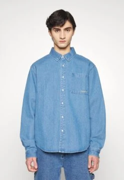 Converse Oxford Long Sleeve - Shirt - Denim -Converse Store e3faf39093394c7cbc5f40c83b30c1c3