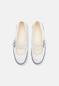 Converse CHUCK TAYLOR ALL STAR DAINTY MARY JANE - Ankle Strap Ballet Pumps - White/egret -Converse Store e5396f6311904379b18bf5a3a41a45cb